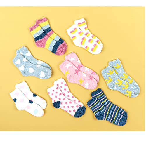 The Lakeside Collection Kids' 8-Pk. Super-Soft Cozy Socks - Girls' Icon3