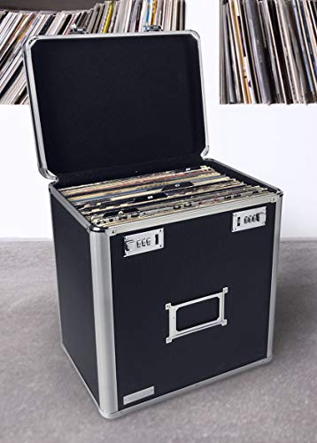 Vaultz Vinyl Record Storage Dividers A-Z - 26 Record Holder Organizer Guides - Alphabetical Vinyl Lp Dividers For Album Crate, Collection Library Bin, Black #TOP5