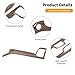 Hoolcar Center Console Dashboard Panel Trim Kit & Interior Door Handle Cover Kits Compatible with Jeep Grand Cherokee 2011-2020, Wood Grain