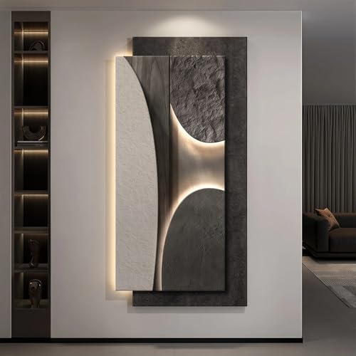 Décoration murale LED 3D pour illuminer un salon sombre avec style