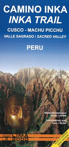 Inca Trail Map: Cusco, Machu Picchu, Valle Sagrado/Sacred Valley