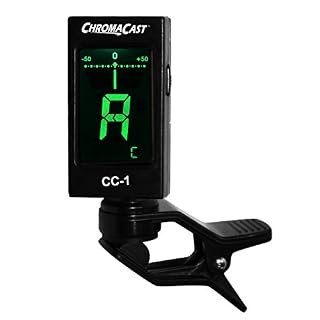 ChromaCast Accordeur à pince CC-1 pour guitare, basse, violon, ukulélé et plus - Les Beatles, Paul McCartney, John Lennon, RIngo Starr, George Harrison