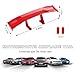 Yourkar Car Spoiler Wing, Carbon Fiber Auto Exteriores Rear Tail Wings, ABS Automotive Mini Tiny Trunk Spoiler for Most Vehicles, Universal Car Accessories (Red Carbon Fiber, Small)