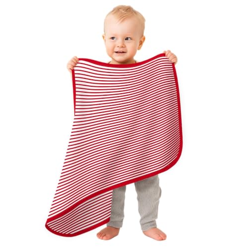 Image of Creative Knitwear College Baby NCAA Infant Striped /Solid Blanket, Unisex, One Size 37.5 X 33.5