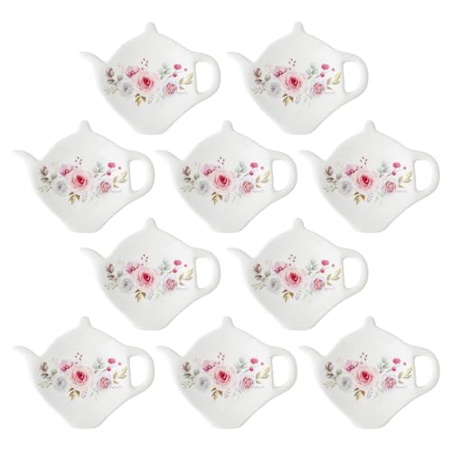 Porcelain Used Tea Bag Holder Set of 10