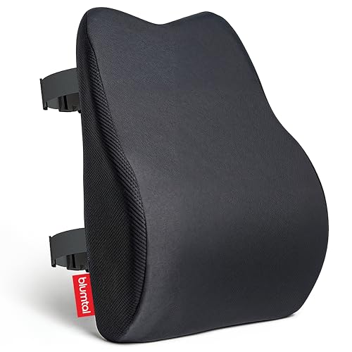 Blumtal - Coussin Lombaire à mémoire de Forme - Coussin Ergonomique certifié Oeko-Tex - Coussin sciatique - Coussin orthopédique pour Soutenir Le Dos-...