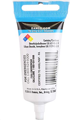 DANCO graxa de torneira de silicone à prova d'água | selante de silicone | graxa de válvula de enca