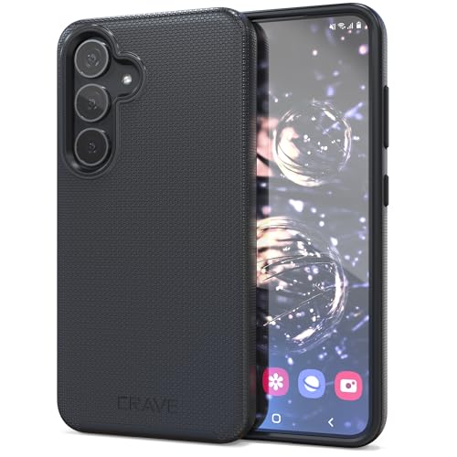 Image of Crave for Samsung Galaxy S24 Case, Shockproof Protection Dual Layer Case for Samsung Galaxy S24 (6.2 inch) - Black