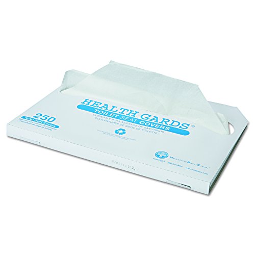 Health Gards - Hoshg1000 Hospeco Hg1000 Toilet Seat Covers, Half-Fold, White, Pack Of 250 (Case Of 4) #TOP1