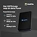VARTA Power Bank 5.000mAh, magnetische kabellose Powerbank, Mag Pro, Wireless, 7,5W, Ladegerät mit USB Typ C, kompatibel mit MagSafe & Qi Standard (iPhones & Android), schwarz
