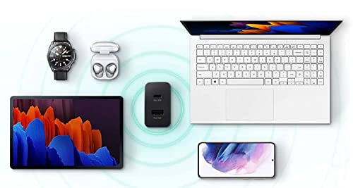 Image of Original for Samsung 35W Super Fast Charger Adapter Compatible with Samsung M51 /M42 /F23 5G /M53 5G /M52 5G /M33 (Only Adapter)-Black