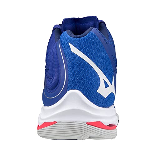 Mizuno Wave Lightning Z6 Mid Unisex, Zapatillas de Voleibol Adulto, Reflex Blue C White Divapink, 38 EU