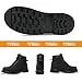 SAFETY LOONG Waterproof Work Boots for Men Black Full Grain Leather, Soft Toe Comfortable Slip Resistant Construction Boots 8.5