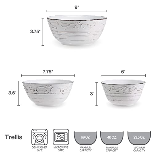 Pfaltzgraff 5297420 Trellis Serving Bowls thumb #1