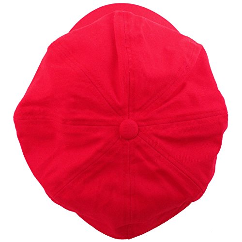 Gorro Gatsby Newsboy 8 Paneles Algodón Fucsia miniatura 2