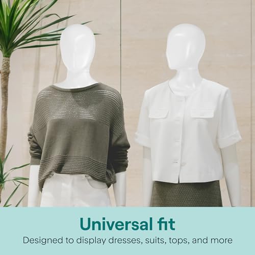 Adjustable Female Mannequin Full Body - 68.9" Detachable Female Dress Form Full Body Mannequin Poseable Life Size Mannequin Torso - Great for Retail Shops and Clothing Shops - SereneLife SLMAQFE by SereneLife - Image 2