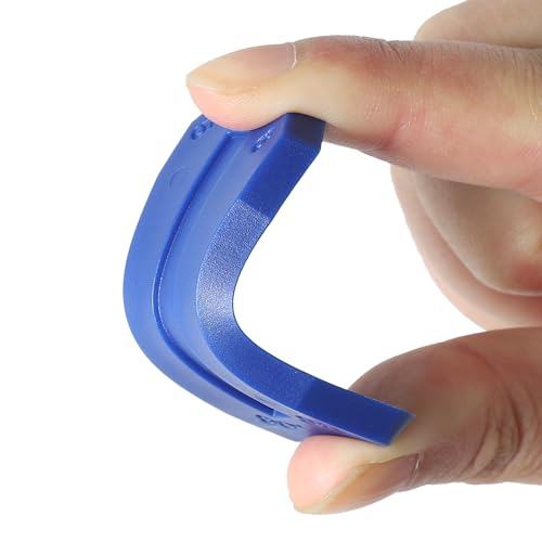 XIYAOXI 4 Pieces Silicone Caulking Tools Compatible with Sealant Grout Finishing Sealing Blue Caulk Tool Kit Caulking Finishing Tools - Thumbnail 3