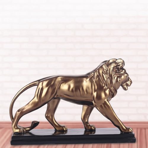 Statue de lionceau en résine pour sublimer votre décor de bureau élégant
