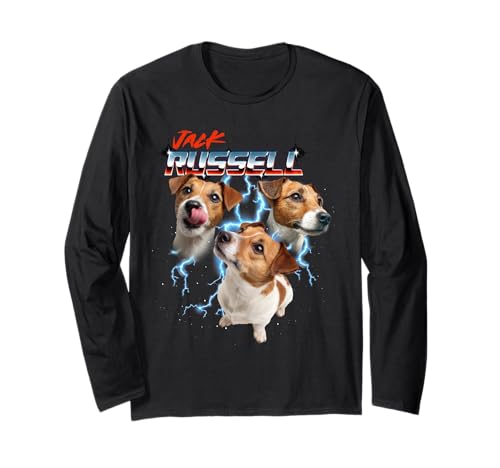 80s 90s JRT Dog Lover Heavy Metal Rock Jack Russell Terrier ����T�V���c