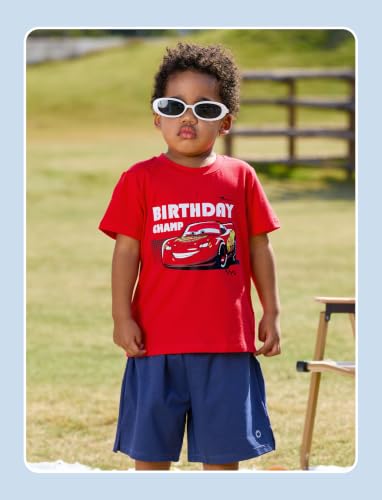 Image of Disney Kids Birthday Shirts 2-9Y, Cute Graphic Tees, Birthday Party Outfit | Disney Officially Licensed, Birthday Girl & Boy T-Shirts, Special Day Outfit, Favorite Character Gift, Soft & Comfortable