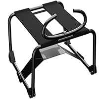 Faltbarer Liebesstuhl für Paare, Gewichtloser Bounce-Positionsstuhl mit Griffen, Kraftsparendes Intimmöbel mit Dildo-Halterung, Tragbares BDSM Erotikspielzeug für Erwachsene