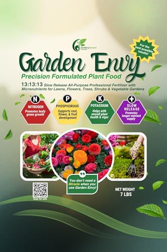 13-13-13 Slow Release All-Purpose Professional Fertilizer with Mi...