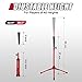 Gonex Baseball Tee Softball Tee Practice Hitting Batting Tripod Stand Rubber Tee Collapsible Portable with Carrying Bag
