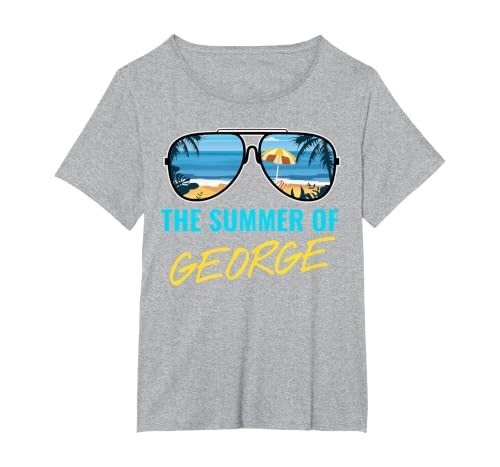 The Summer of George Pop Culture T-Shirt, Women's Plus, Heather Grey, 4X