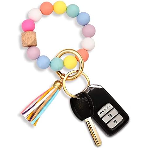 NVENF Silicone Bead Keychain Bracelet Cover