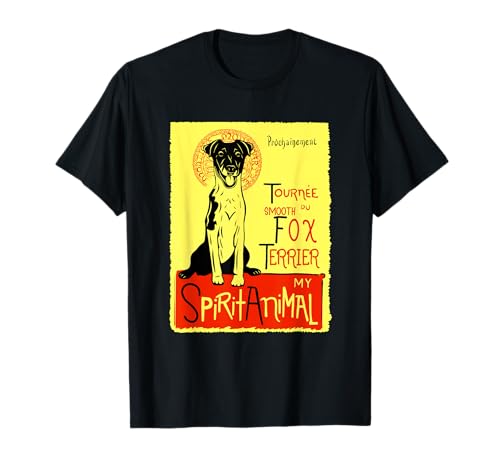 Cute Smooth Haired Fox Terrier Dog Smooth Fox Terrier Gift T-Shirt for Men Women Girls Kids