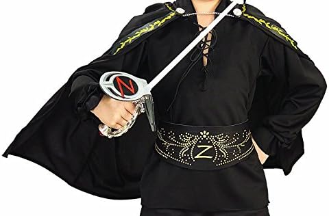 Vista 3 de Disfraz de El Zorro infantil zorro, L, Negro