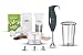 Produktbild ESGE-Zauberstab 9750026 E120 Select Anthrazit 10-teiliges Set, Stabmixer 120W, Pürierstab inkl. Magic Fusion, Multimesser, Schlagscheibe Fleisch- und Gemüsemesser, Zerkleinerer, Messbecher, Rezeptbuch