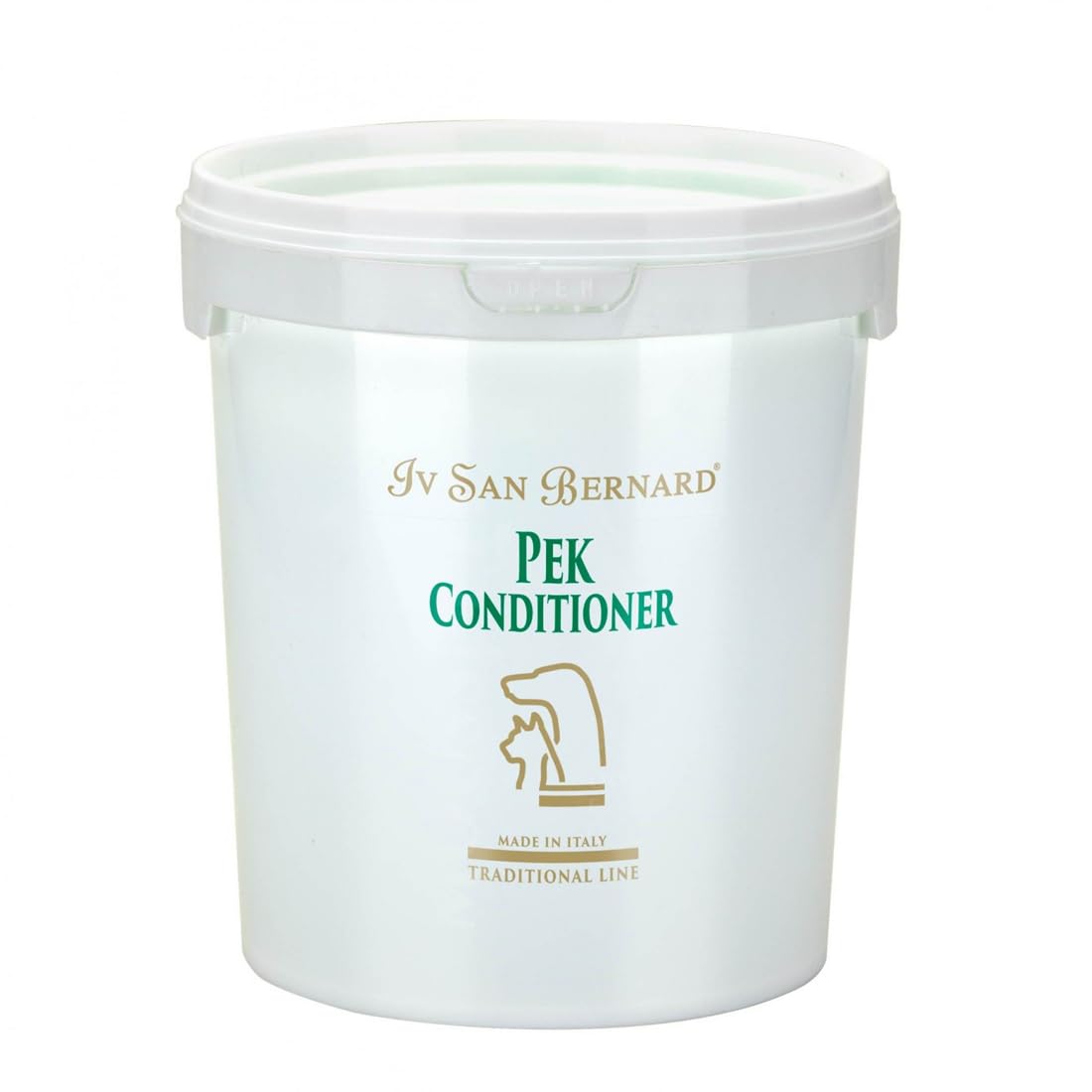 Balsamo PEK Conditioner Crema e Balsamo per Cani e Gatti - 1 L - Ideale per Districare Nodi - Dona elasticità e morbidezza - IV San Bernard