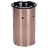 Elanze Designs Brushed Copper Tone Metal Electric Wax Tart and Oil Warmer