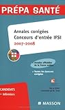  Annales corrigées Concours d\'entrée IFSI