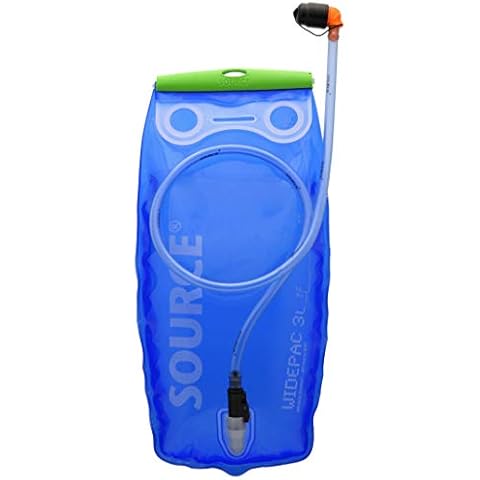 Source Wasserbehälter Widepac Trinkblase, transparent/Blau, 3 Liter Cover