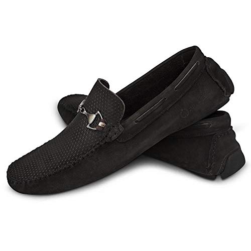 Mocassim Dockside Casual Masculino Couro Nobuck Cor:Marrom;Tamanho:40
