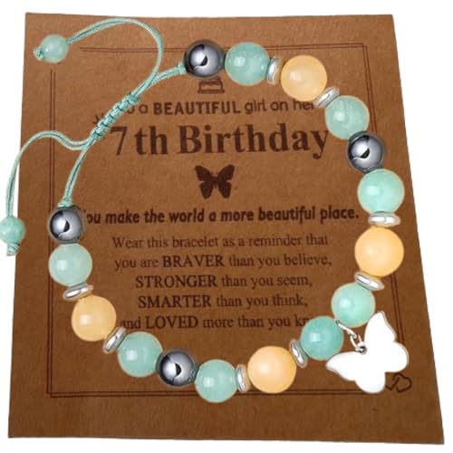 Birthday Bracelet for 6-13 Year Old Girls, Back to School Graduation Christmas Gifts for Girls/Daughter/Granddaughter/Niece