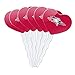 GRAPHICS & MORE Metro State Secondary Logo Heart Love Cupcake Picks Toppers Decoration Set of 6