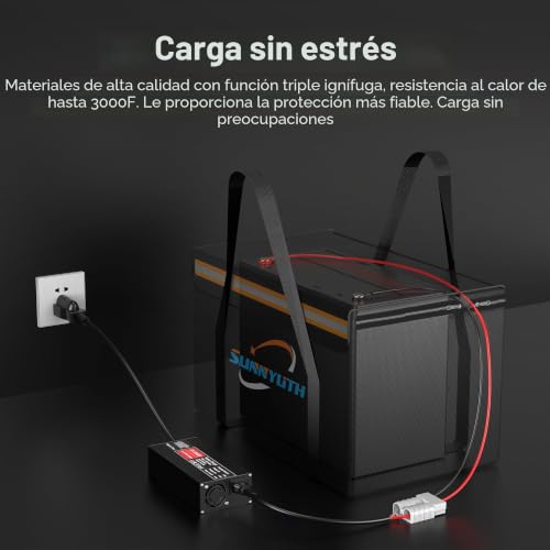 Batería LiFePO4 12V 100Ah a prueba de explosiones para evitar cortes de luz 6