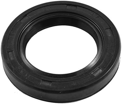 uxcell Oil Seal, TC 30mm x 47mm x 7mm Nitrile Rubber Cover Double Lip with Spring for Mechanical Motive Axle Shaft, Black Pack of 1
