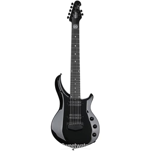 Ernie Ball Music Man John Petrucci Majesty 7 Electric Guitar - Black Frosting