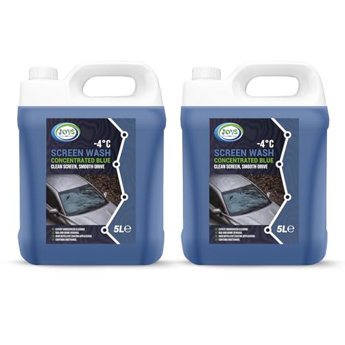 Screenwash 2x 5 Litre - Screen Wash for Cars Windscreen - Concentrate & Effective to -4C - Car Screen Washer Fluid & Windscreen Cleaner.