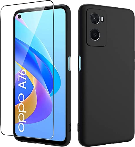 Quanen Electronic Protector de Pantalla para OPPO A76, [3 Unidades] Cristal Templado para OPPO A76,Vidrio templado 9H,Sin Burbujas, Alta Definicion,Anti-Arañazos