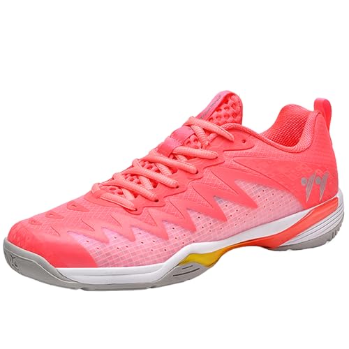Mo Joc Doppelkraft - Zapatillas de bádminton competitivas con inserto de carbono, Rosa., 40 EU