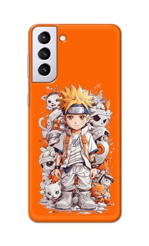 Image of PRINTFIDAA Printed Hard Back Cover Case for Samsung Galaxy S21 Plus 5G | S21+ 5G Back Cover (Famous Anime Cartoon Character) -112