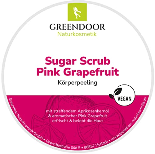 Greendoor Körperpeeling Sugar Scrub Pink Grapefruit 230g