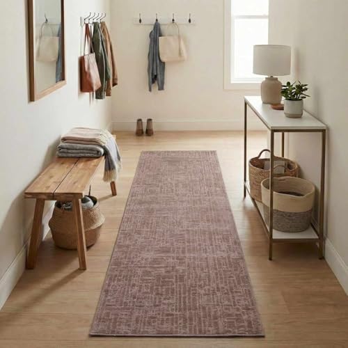 BoutiqueRugs Leanna tapete corredor 2'7" x 7'3" marrón miniatura 6