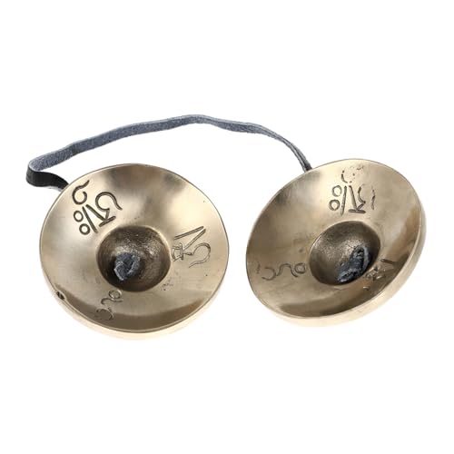 VICASKY Meditation Bell Handmade Cymbals for Relaxation Chakra Chime Yoga Buddhism Supply