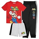 Grafica vibrante di Super Mario: ogni pezzo è decorato con vivaci grafiche di Super Mario Bros che aggiungono un tocco di divertimento al guardaroba del tuo bambino, alimentando la loro immaginazione con i loro personaggi preferiti dei videogiochi.